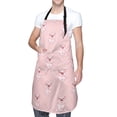 thumbnail image 2 of Rateoe Pig Polka Dot Aprons with Pocket,Men Womens Aprons Waterproof Adjustable Cooking Aprons for Kitchen Gardening and Salon, 2 of 7