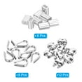 thumbnail image 3 of Unique Bargains 1/8' Wire Rope Kit, 24 Pack M3 Stainless Steel Thimbles & Clamps Crimping Loop, 3 of 7
