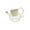 White, variant on Metal Planter for Outside,Watering Can Shaped Flower Pots with Basket,Modern Metal Standing Watering Can Plant Pots Yard Art for Home Indoor Outdoor Garden Porch Lawn Patio Pool,9.06×14.17×4.72in