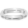 thumbnail image 1 of 14K White Gold 14Kw 4mm Knife Edge Comfort Fit Band Size 6 Made In United States wkec040-6, 1 of 5