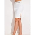 thumbnail image 5 of Lamuusaa Women Half Slips Underskirt Casual Short  Lace Waistband Inner Lining for Skirt, 5 of 9