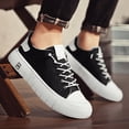 thumbnail image 2 of 2026 NewMen'S Low-Top Slip-On Sneakers -Breathable Fabric & Faux Upper,  Casual Streetwear with Thick Cushioned PVC Sole,  Non-Slip Comfort for Outdoor, Hiking & Daily Wear, Hiking Footwear, Stylish, 2 of 9