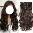 thumbnail image 3 of SEGO 17" Curly Secret Extensions 8PCS/SET 18 clips Full Head Clip in Hair Extensions 170Grams Thick Real Natural Hairpiece, 3 of 8