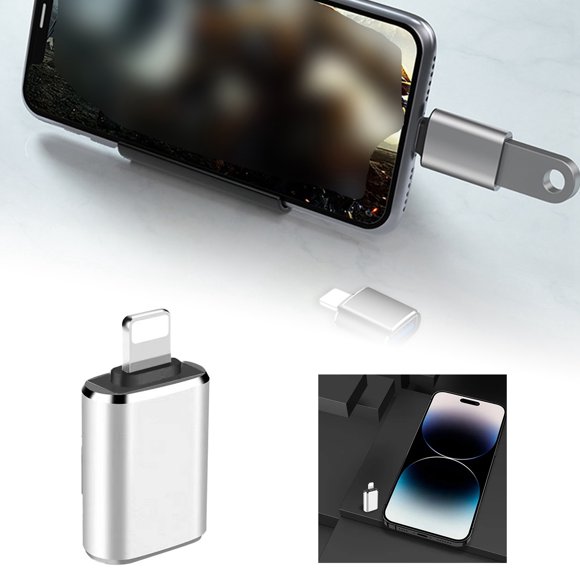 Oliegs Heated Blanket OTG Converter For IPhone USB 3.0 Microphone U Disk Sound Card Reader Chocolate