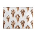 thumbnail image 5 of Yayeee Area Rugs for Living Room 6.7'x4.8' Non Slip Washable Bedroom Floor Carpet, Brown Ice Cream Pattern, 5 of 5