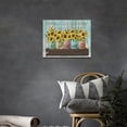 thumbnail image 2 of Sunflower Decor Wall Art Farmhouse Christian Hymn It Is Well With My Soul Butterfly Pictures Wall Decor Canvas Prints For Kitchen Bathroom Living Room Bedroom Framed 16"x12", 2 of 6