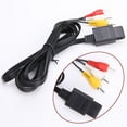 thumbnail image 2 of Cable AV Audio Video TV Cable A/V para Nintendo 64 N64 GameCube NGC SNES SFC FLhrweasw  El nuevo, 2 of 6