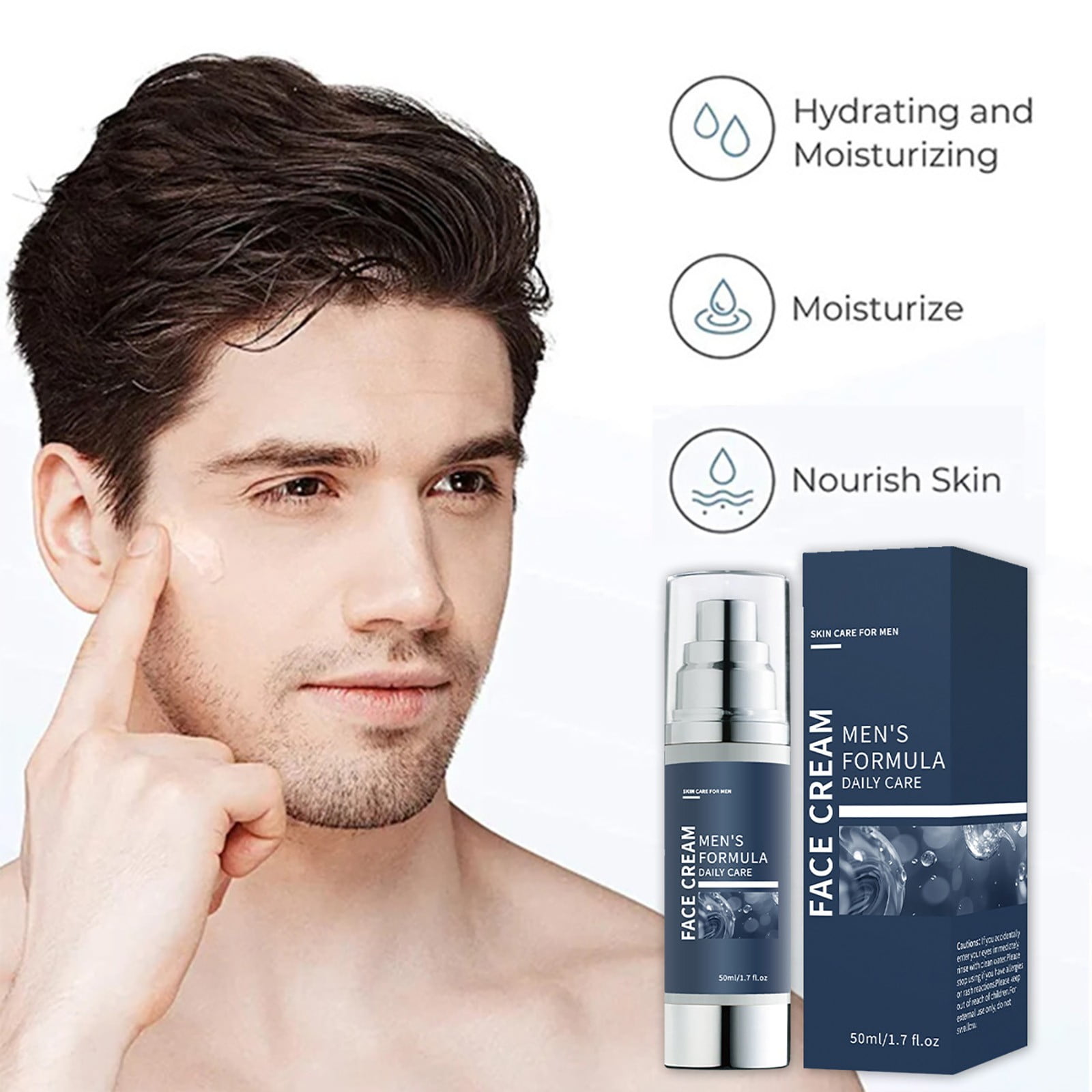 Particle Mens Face Cream - 6 In 1 Mens Face Moisturizer (3.4 Oz