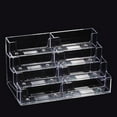 thumbnail image 3 of SagaSave Business Card Holder Display Stand Desktop Fits 50-400 Business Cards Acrylic Clear, 3 of 4