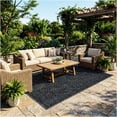 thumbnail image 5 of Koeckritz Rugs Tactic Solid Black Indoor/Outdoor Turf Patio Area Rug, 8' x 12', 5 of 7
