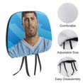 thumbnail image 3 of Rodri Funda Protectora Universal para Reposacabezas de Coche, Funda Elástica para Reposacabezas de Asiento de Auto, Funda de Tela Antipolvo, Accesorios de Interior 2 Piezas, 3 of 6