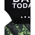 thumbnail image 5 of Qiylii Boy's Outfits, Short Sleeve Bodysuit+Camouflage Long Pants+Hat, 5 of 6