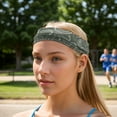 thumbnail image 6 of Unique Bargains 1 Pc Perspiration-Wicking Headband for Yoga Deep Gray, 6 of 6