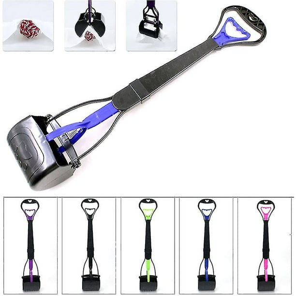 Recogedor de desechos para perros fácil de recoger Pooper Scooper Walking Pet Poo Poop Scoop Grabber Picker