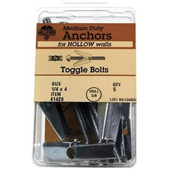 Hillman Toggle Bolt 90 Lb. 5 / Card