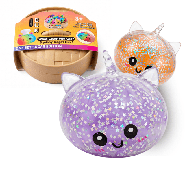 Squishy Dumpling Pack 2 Juguete Antiestres Fidget Tamaño Mediano De Unicornio Hidrogel Sorpresa