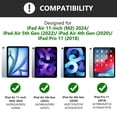 thumbnail image 5 of Funda con teclado TQQ para iPad Air de 11 pulgadas (M3 2025/ M2 2024), 5 of 5