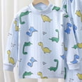 thumbnail image 5 of masbird Boys Girls Pajamas Cotton Planet Pjs Toddler 2 Piece Sleepwear Kids Clothes Set 6-12 Months 12-24 Months 2t 3t 4t 5t 6t 7t 8t 9t(Blue,18-24 M), 5 of 9