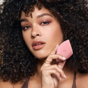 Real Techniques Miracle Powder Makeup Sponge, for Loose Powder, Pink, for Adults, 1 Count