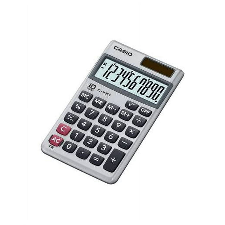 CASIO SL310UC-RD: Calculatrice de poche Casio, solaire, rose chez reichelt  elektronik