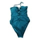 thumbnail image 4 of WILLBEST Traje de Baño Completo Mujer 2025 Nuevo Traje de Baño Color Sólido Cuello Halter U Hebilla Bikini de Mujer, 4 of 4