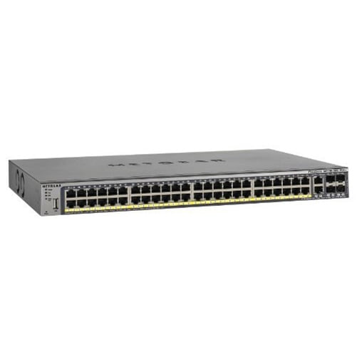 Netgear ProSafe 48-Port Intelligent Edge Gigabit PoE+ Managed Ethernet Switch by NETGEAR