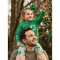 thumbnail image 5 of Loicainy Baby Toddler Boys Pants Set for St. Patrick's Day 6 12 18 24 Months 2T 3T  Long Sleeve Crew Neck Clover Sweatshirt with Striped Pants Infant Clothes, 5 of 9