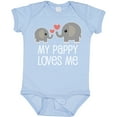 thumbnail image 3 of Inktastic Pappy Loves Me Grandson Boys or Girls Baby Bodysuit, 3 of 5