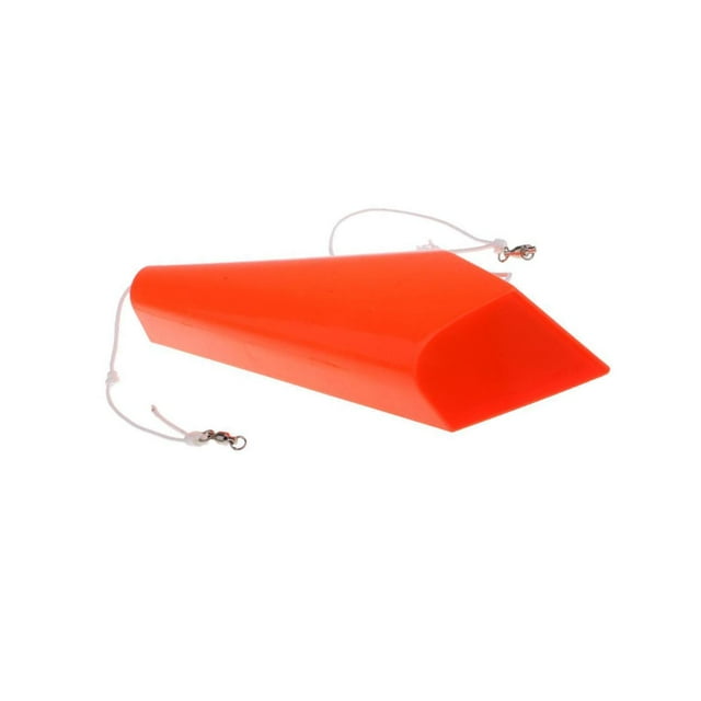 Ruiboury Success on Fishing Trips Splashing Float Boat Fishing Trolling Accessory Side Planer Diveboard Left 24cm 3Set