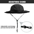 thumbnail image 4 of 2win2buy Net Hat with Neck Face Cover, Sun Hat with Mesh , Anti Mosquito Gnats Net Hat for Hiking, Backpacking,Camping-Black, 4 of 6