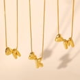thumbnail image 7 of Initial Heart Necklace for Women 14K Gold Plated A-Z Letter Necklace Dainty Bubble Heart Pendant Tiny Initial Necklaces for Women Teen Trendy Jewelry Gifts, 7 of 7