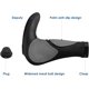 thumbnail image 2 of Manillar de bicicleta de montaña MTB ergonómico negro + gris, 2 of 4