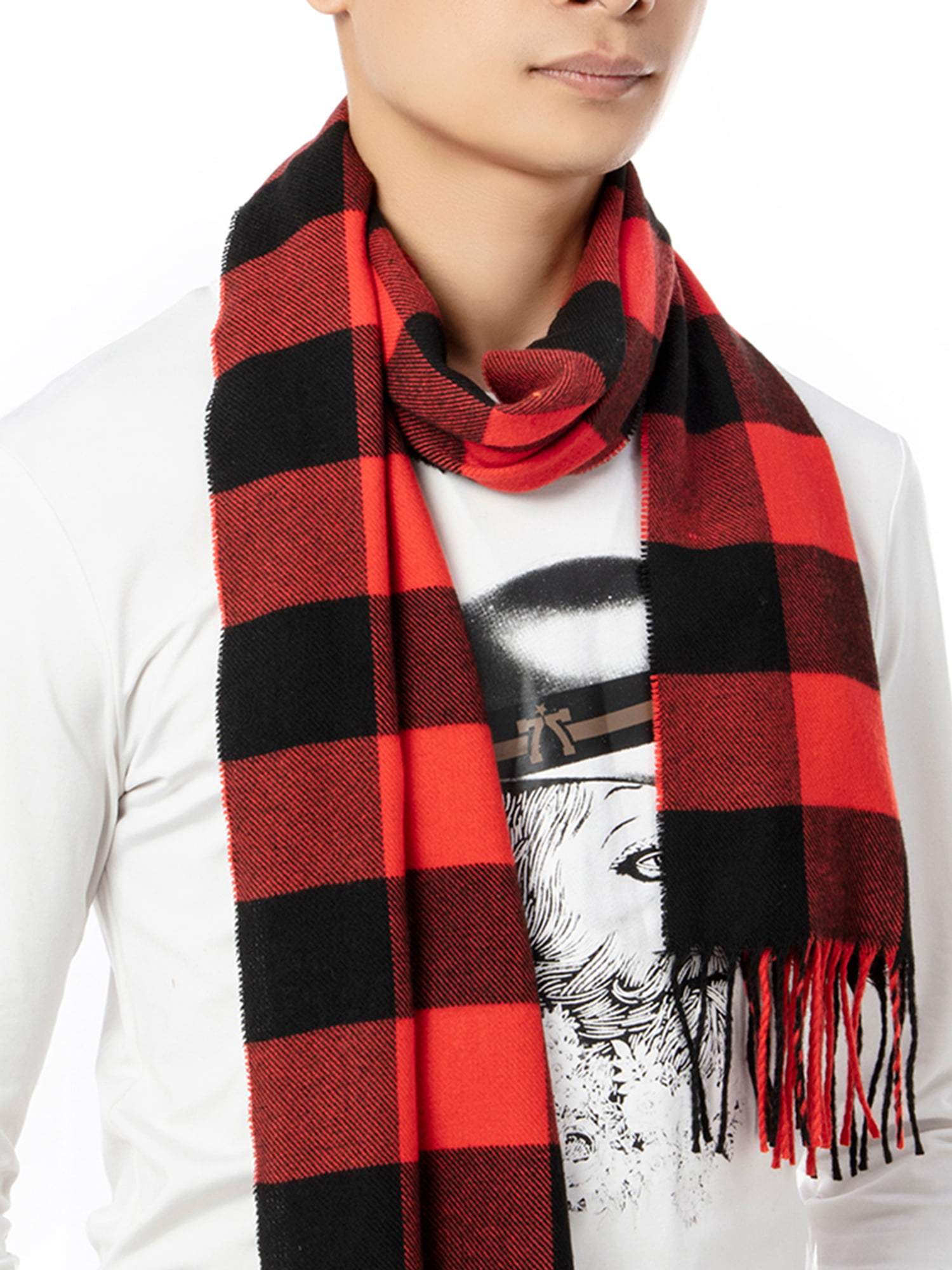 XICLASS Mens Winter Cashmere Scarf Fashion Formal Soft Scarves for Men 