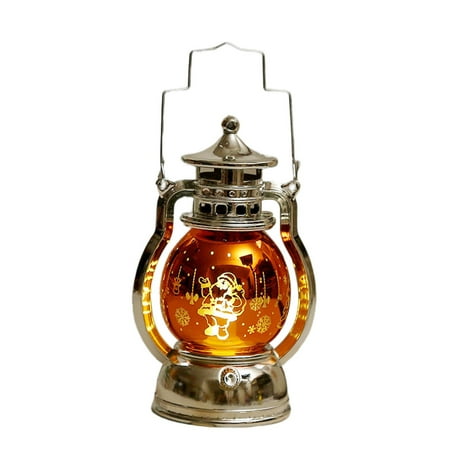 

MGStore LED Lights Durable Power Saving Environmental Protection Safety High Brightness Christmas Decoration Decorative Santa Claux LED Electronic Lantern for Christmas