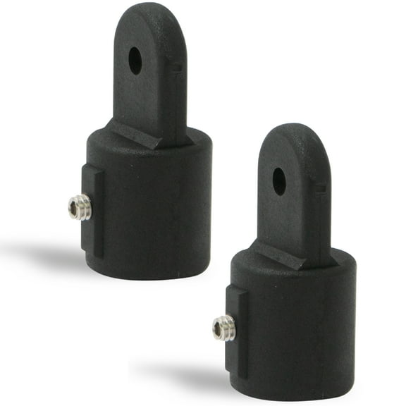 Five Oceans Marine Bimini Top External Eye End, 7/8 Inch Black Nylon, Ideal for Pontoon, Fishing, Ski Boats, 2-Pack FO3845-M2
