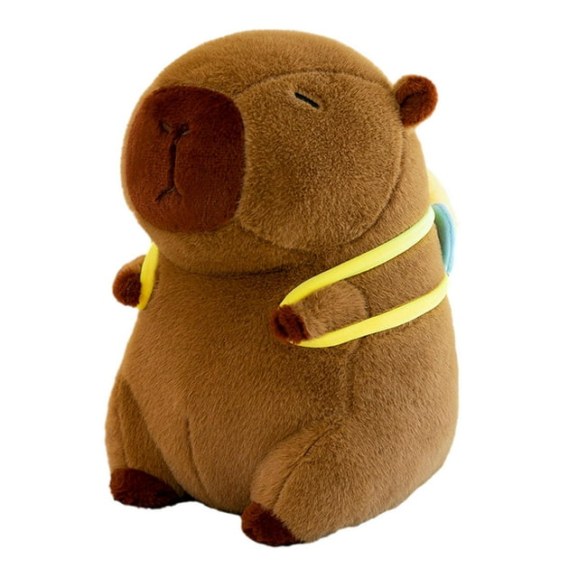 Lipstore Capybara Doll Capybara Stuffed Animals Toy Creative Cartoon Car Decorative A