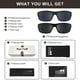 thumbnail image 5 of Gafas de sol deportivas POLARKING, 2 unidades, polarizadas, UV400, para hombre, 5 of 7
