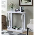 thumbnail image 3 of Pemberly Row Modern Console Table in White Wood Finish, 3 of 7