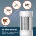 thumbnail image 4 of Bug Zapper, Mosquito Zapper eléctrico interior, Mosquitos portátiles de la luz púrpura del asesino del mosquito del campamento, 4 of 6