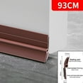 BUYISI Door Bottom Seal Strip Flexible Wind Noise Reduction Stopper Under Door Sealing