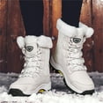 thumbnail image 3 of YOURDIARY Womens Winter Snow Boots Warm Fur Lined Mid-Calf Boots Comfortable Outdoor Anti-Slip Walking Shoes, 3 of 8