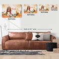 thumbnail image 5 of Happy Thanksgiving Basset Hound with Turkey Pumpkins Autumn Vibes Horizontal Matte Canvas Poster Bassets Dog Breed Lovers Gifts Idea Wall Art Home Decor - 12018, 5 of 5