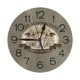 thumbnail image 1 of Reloj de pared con cara de cabra macho de animal de granja - Relojes de pared silenciosos que no hacen tictac de 10 pulgadas - Estilo rústico retro campestre decorativo para sala de estar, cocina,, 1 of 7