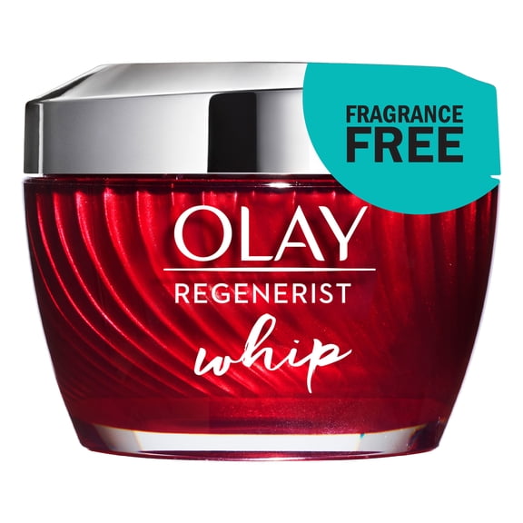 Olay Skin Care Whip Face Moisturizer, Fragrance-Free, Wrinkle Cream for All Skin Types, 1.7 oz