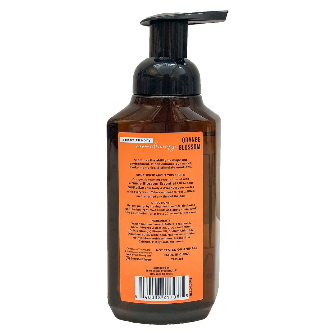 Scent Theory Aromatherapy Foaming Hand Soap, Orange Blossom, 11 fl oz -  