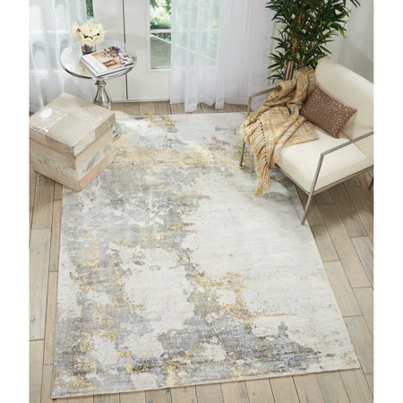Kathy Ireland 4 X 6 Ivory Gold Ki37 Safari Dreams Area Rug Ki371 Walmart Com