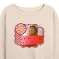 thumbnail image 3 of Willy Wonka & The Chocolate Factory - Augustus Gloop In A Tube - Women's Lightweight French Terry Long Sleeve Shirt, 3 of 5