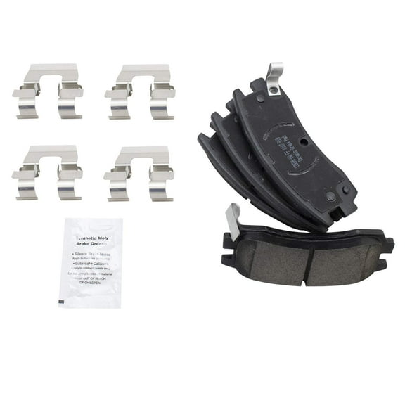 TRQ Rear Posi Ceramic Disc Brake Pads Set for Chevy Buick Pontiac New BFA73080