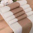 thumbnail image 2 of 2X Burlap Table Runners for Kitchen Jute Table Runner 72 Inch - Natural Farmhouse Centerpieces for Tables - Dining Room, 2 of 7