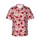 thumbnail image 1 of Fotbe Rose Flowers Camisa Hawaiana para Hombre Unisex – Camisa Casual de Verano con Botones de Manga Corta de Algodón y Lino,X-Large, 1 of 7